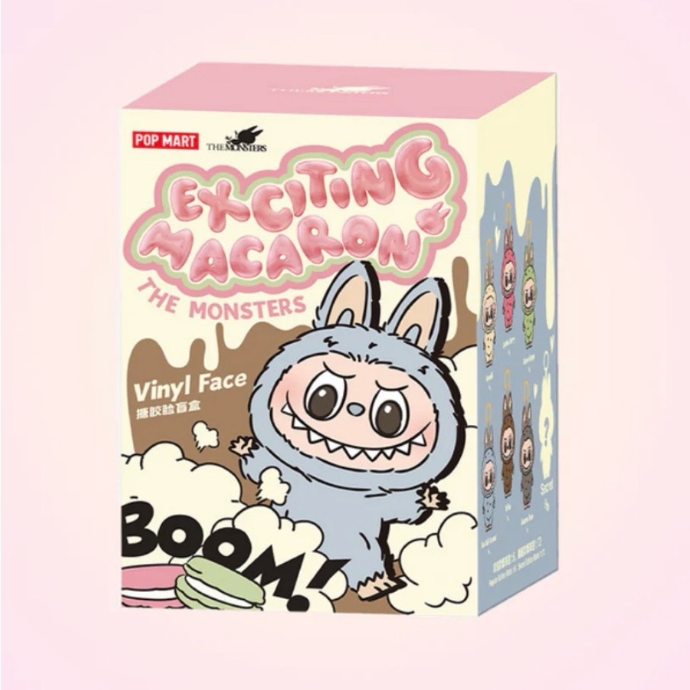 Pop Mart Exciting Macaron The Monsters Vinyl Face Toy